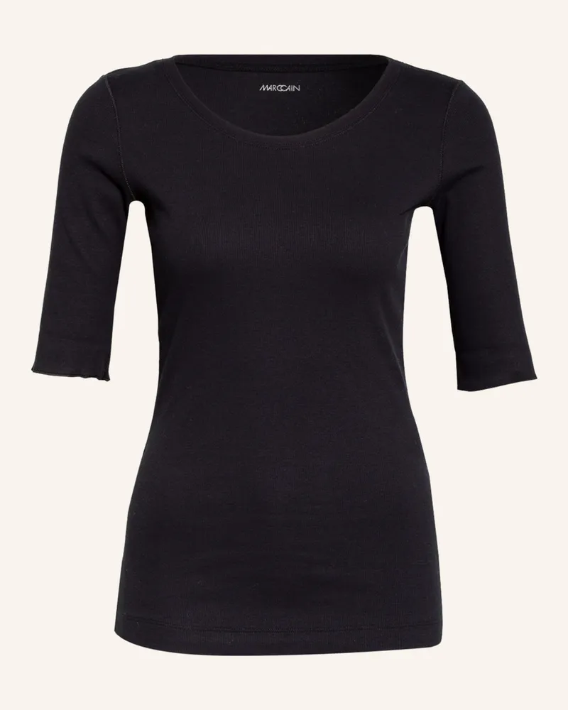 Marc Cain Feinripp-Shirt blau 395