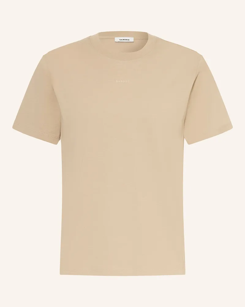 Sandro T-Shirt beige Beige