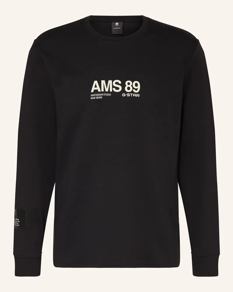 G-STAR RAW Longsleeve schwarz Schwarz
