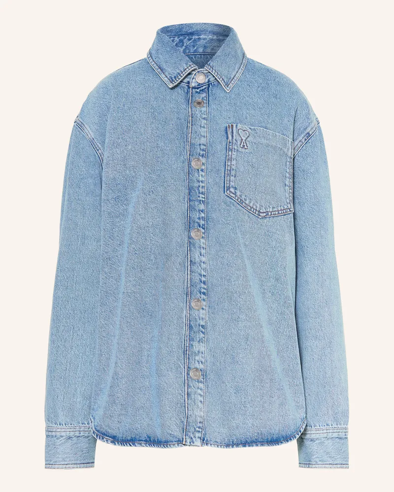 AMI Paris Jeans-Overshirt blau Blau