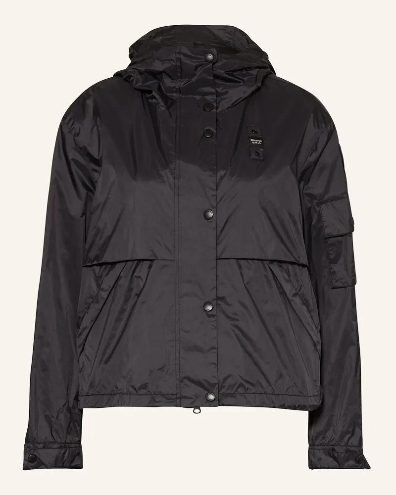 Blauer Regenjacke ERIE Schwarz