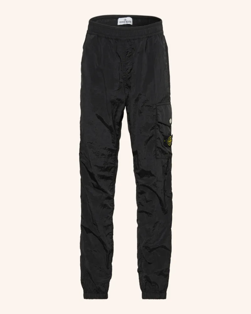 Stone Island Cargohose Schwarz