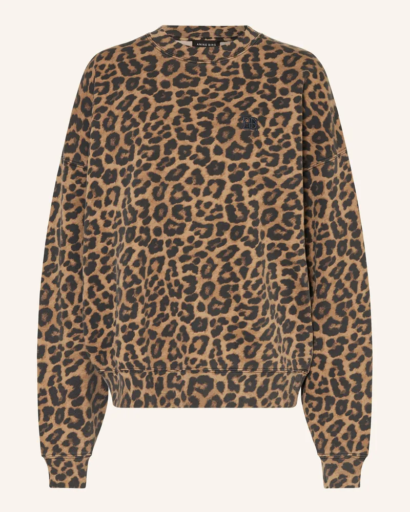 Anine Bing Oversized-Sweatshirt MILES Beige