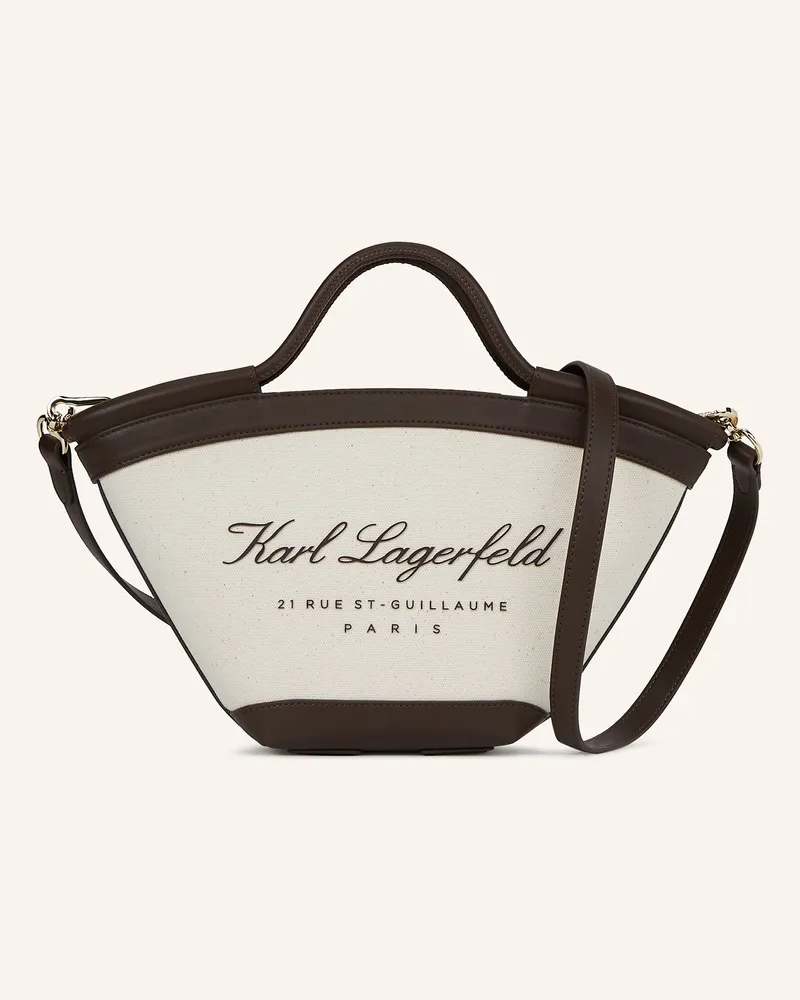 Karl Lagerfeld Strandtasche weiss Beige