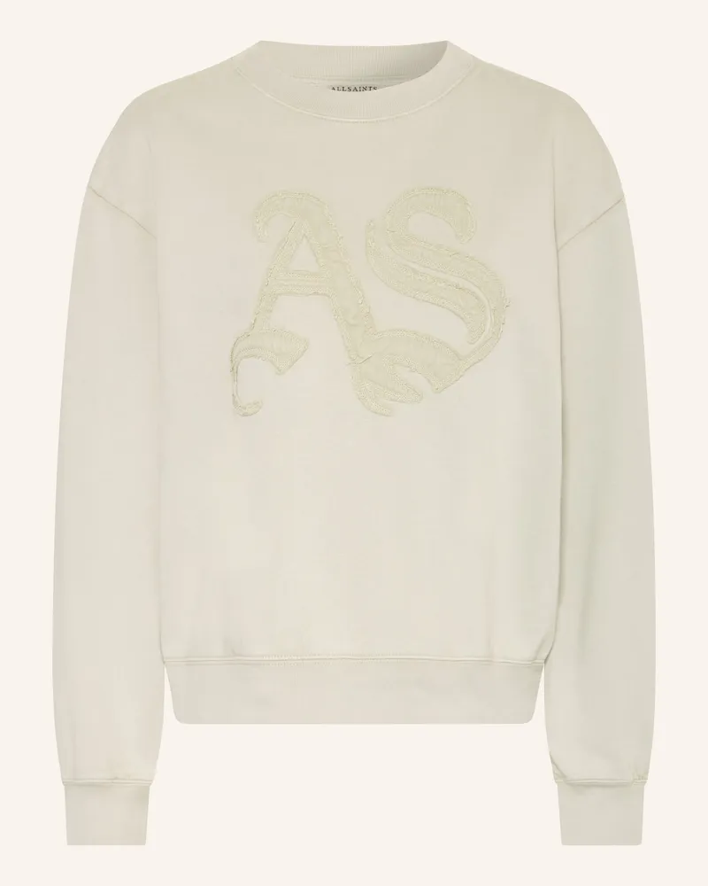 AllSaints Sweatshirt Insignia Pippa gruen Hellgrün