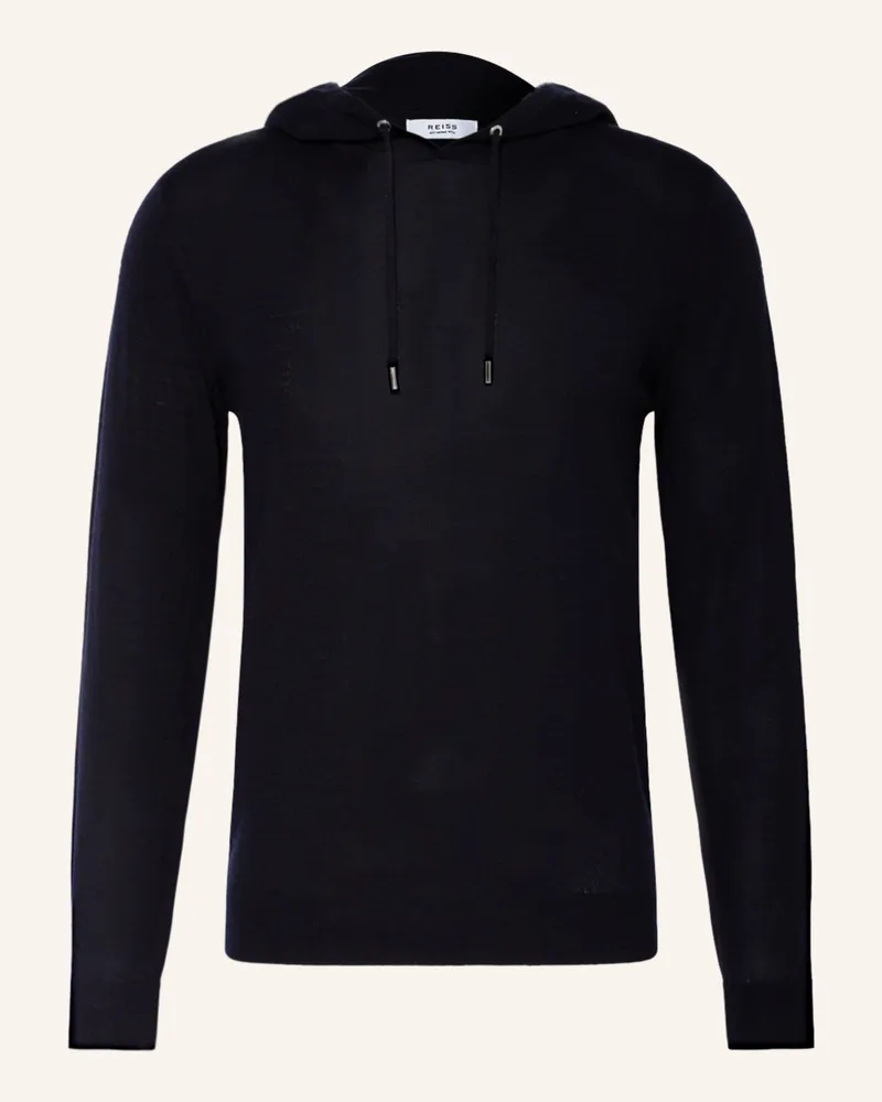 Reiss Strick-Hoodie Holland blau Dunkelblau