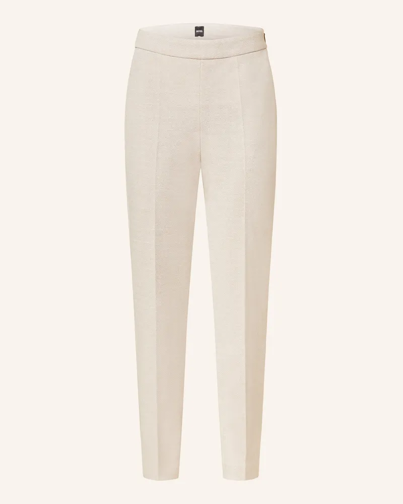 HUGO BOSS Jerseyhose TILUNARA Beige