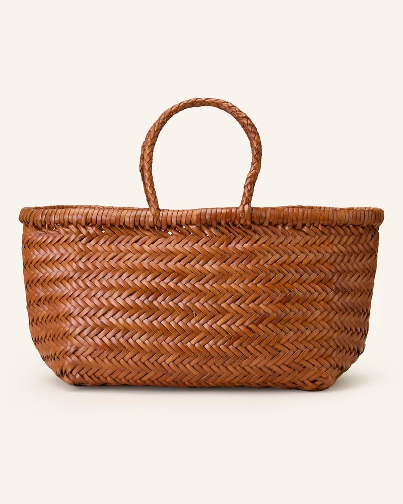 Dragon Diffusion Handtasche BAMBOO TRIPLE JUMP SMALL Cognac