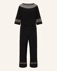 Joseph Ribkoff Mesh-Jumpsuit Schwarz