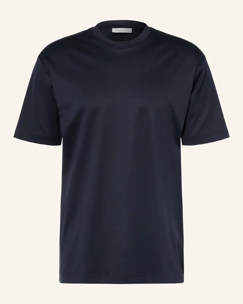 Profuomo T-Shirt blau Dunkelblau