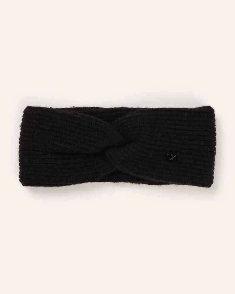 Calvin Klein Stirnband schwarz Schwarz