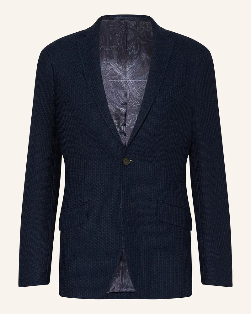 Etro Stricksakko Slim Fit Dunkelblau