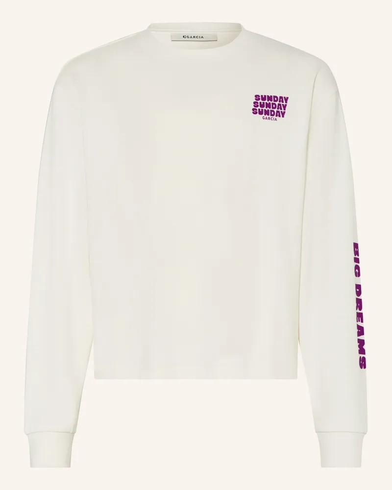 Garcia Jeanswear Longsleeve weiss Ecru