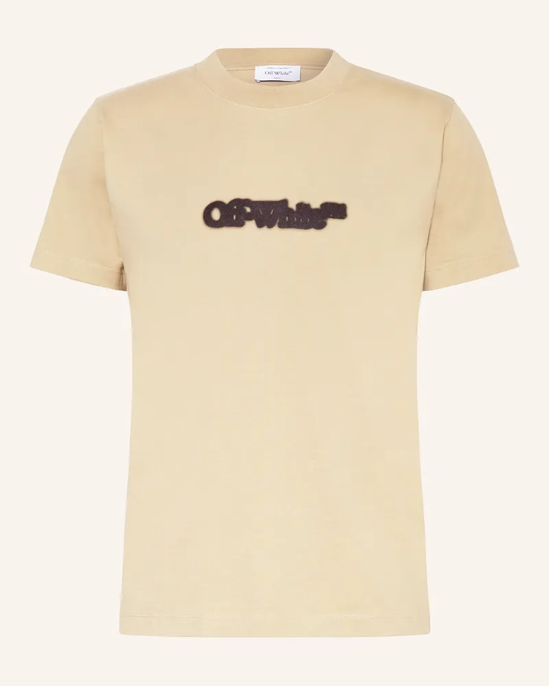 OFF-WHITE T-Shirt Beige