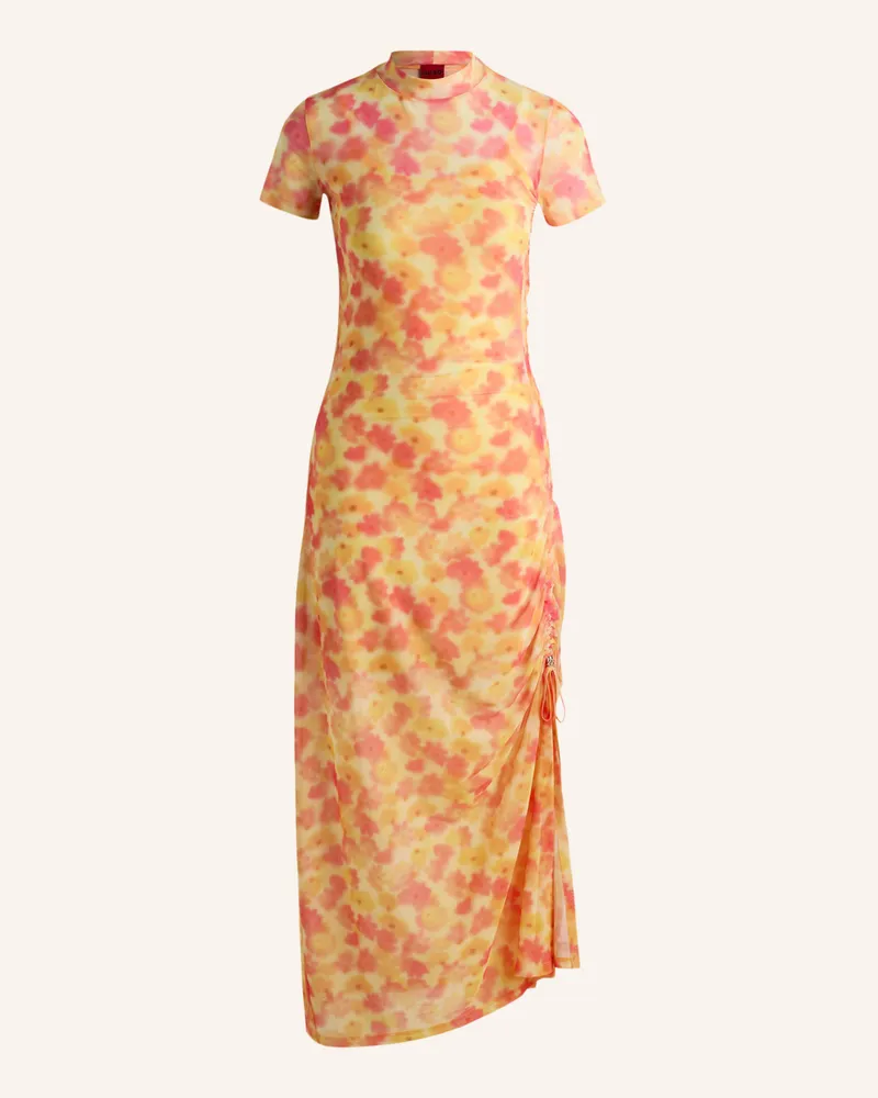 HUGO BOSS Jersey-Kleid NASTORIA Weiss