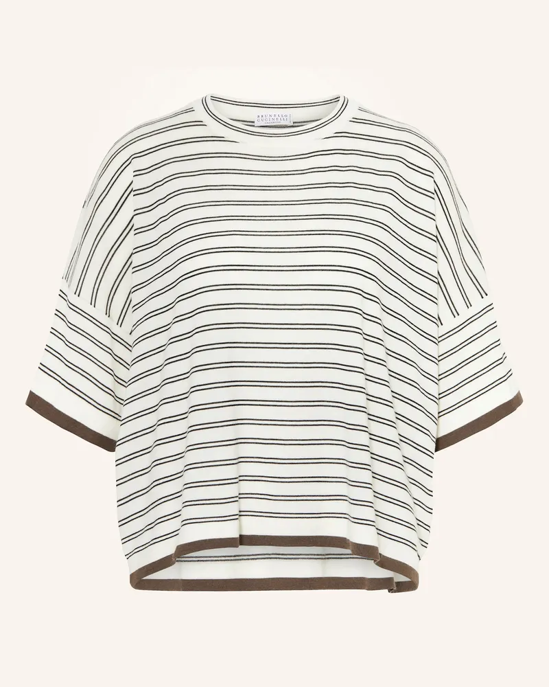 Brunello Cucinelli Strickshirt Ecru