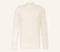 Leinenhemd Slim Fit mit Stehkragen