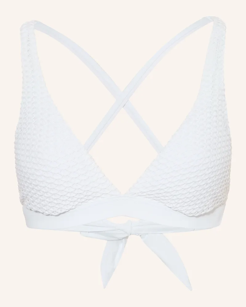 Seafolly Australia Triangel-Bikini-Top Multi Fit Longline weiss Weiss