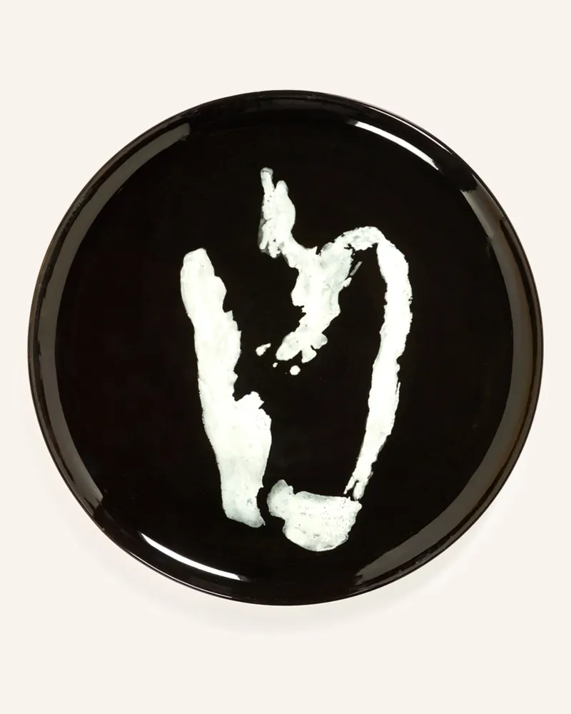 Serax Menüteller Feast schwarz Schwarz