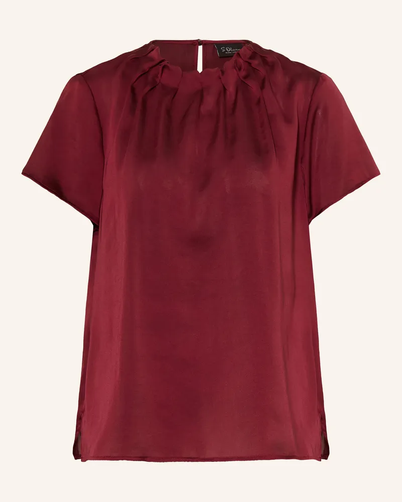 S.Oliver Blusenshirt rot Dunkelrot