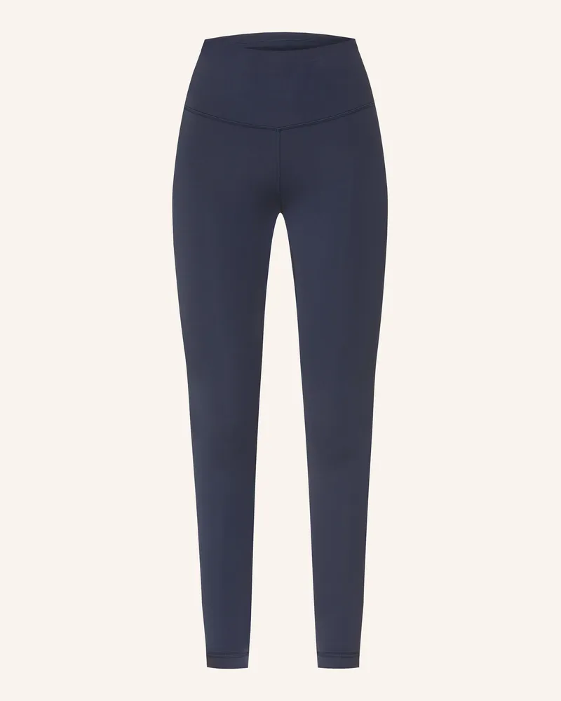 LULULEMON Tights WUNDER TRAIN HR 28IN Dunkelblau