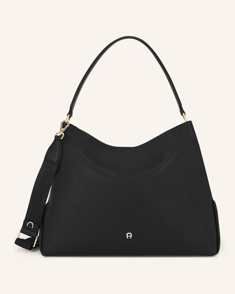 Aigner Beuteltasche Paola schwarz Schwarz