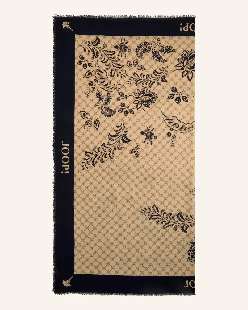 JOOP! Tuch Adalia beige Dunkelblau