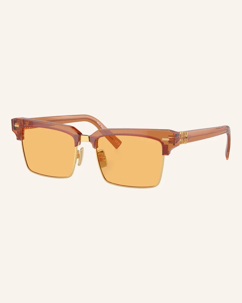 Miu Miu Sonnenbrille Mu 10zs braun Braun