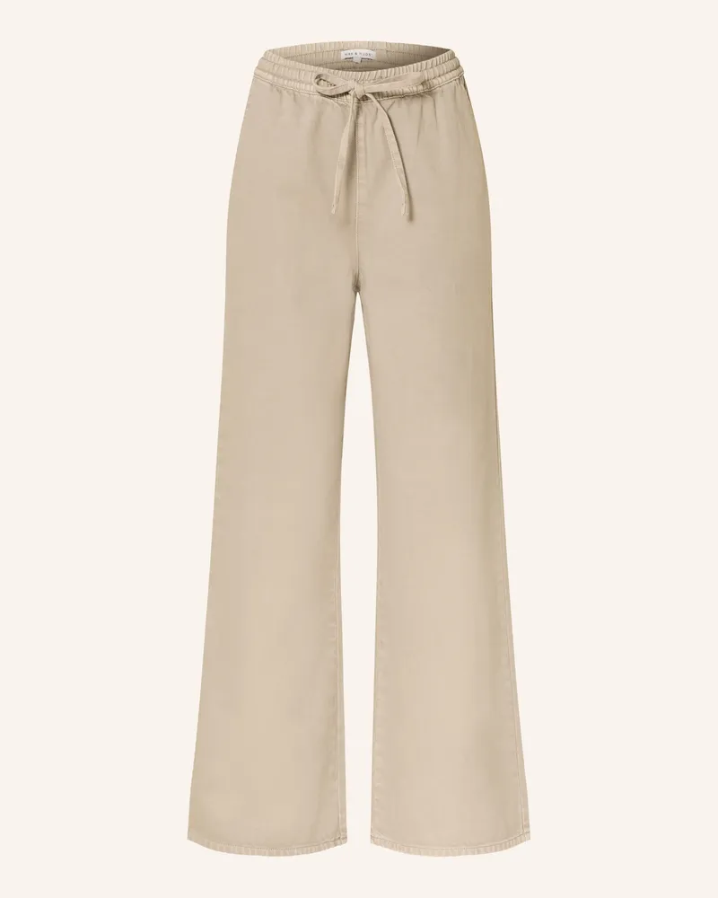 Mrs & HUGS Marlenehose Khaki
