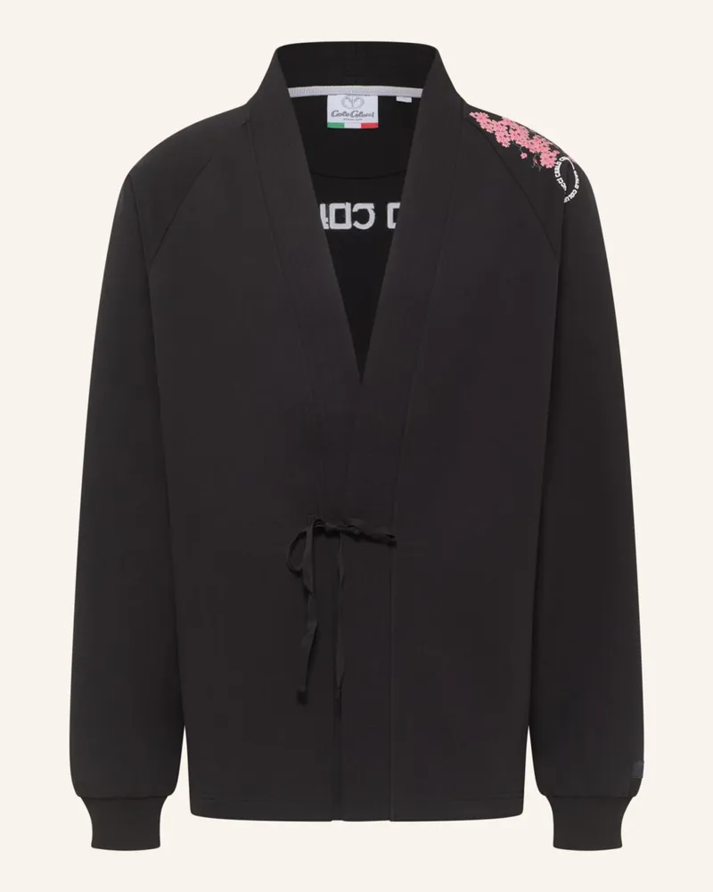 Carlo Colucci Unisex Kimono - From Milano to Tokyo DUSINI Schwarz