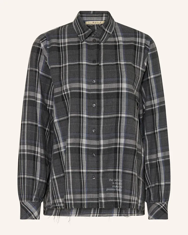 Smith & Soul Hemdbluse Dunkelgrau