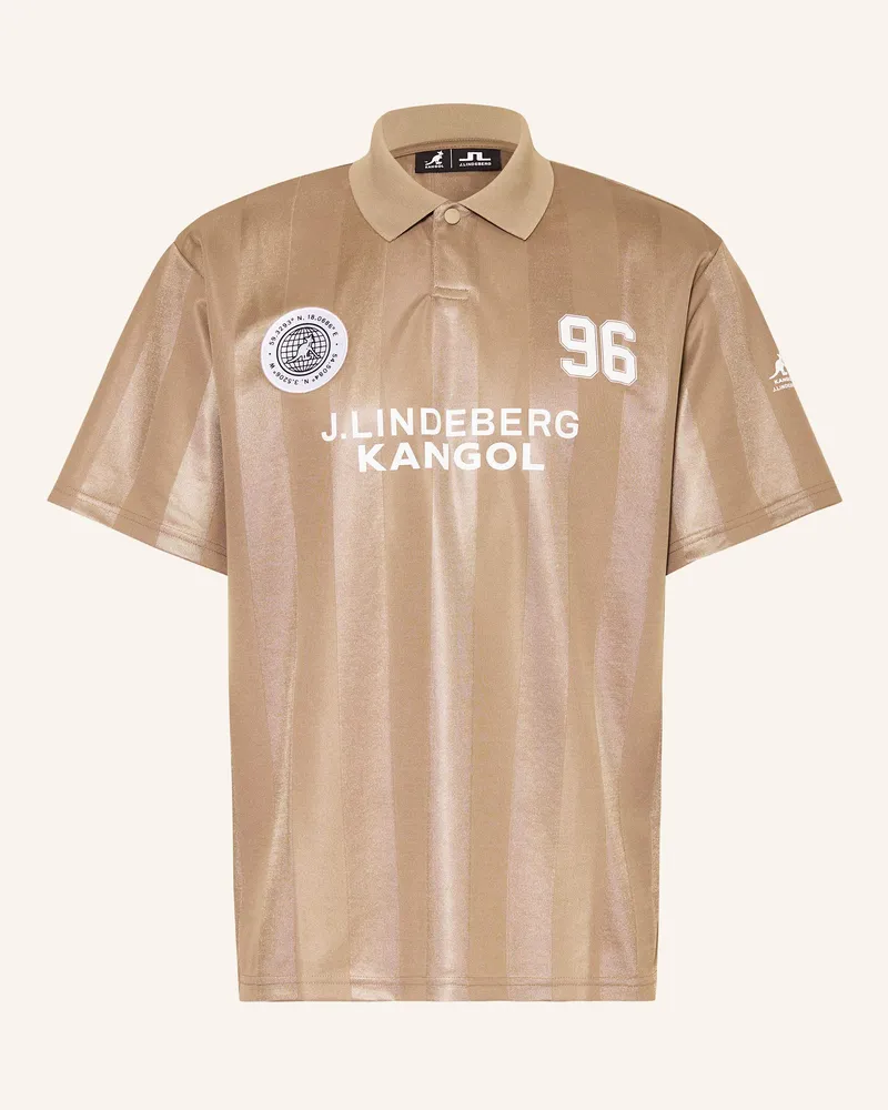 J.Lindeberg Funktions-Poloshirt Khaki