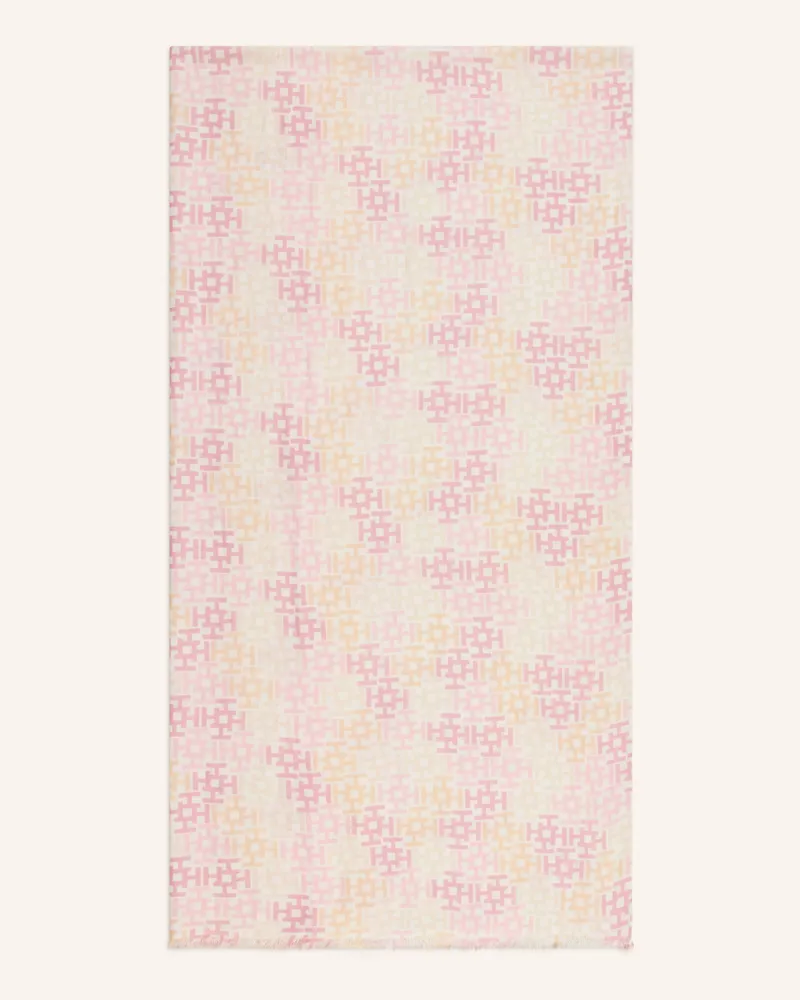 hemisphere Cashmere-Schal mit Seide Weiss