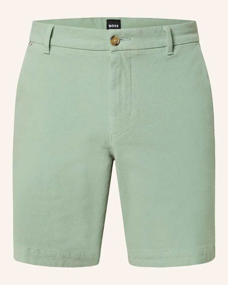 HUGO BOSS Chinoshorts Slim Fit Hellgrün