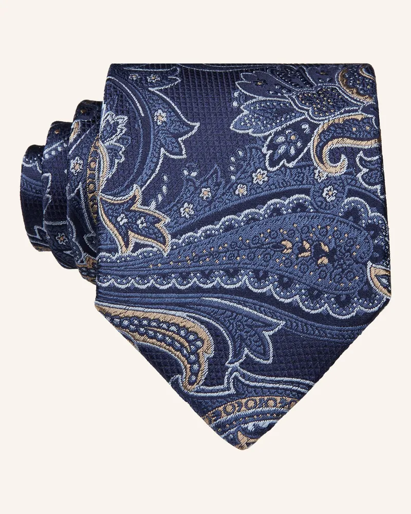 paul Krawatte blau Dunkelblau