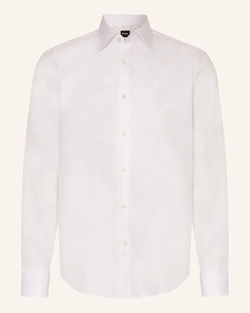 HUGO BOSS Hemd JOE Regular Fit Weiss