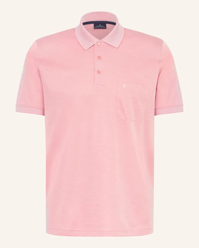 Ragman Piqué-Poloshirt rosa Rosa
