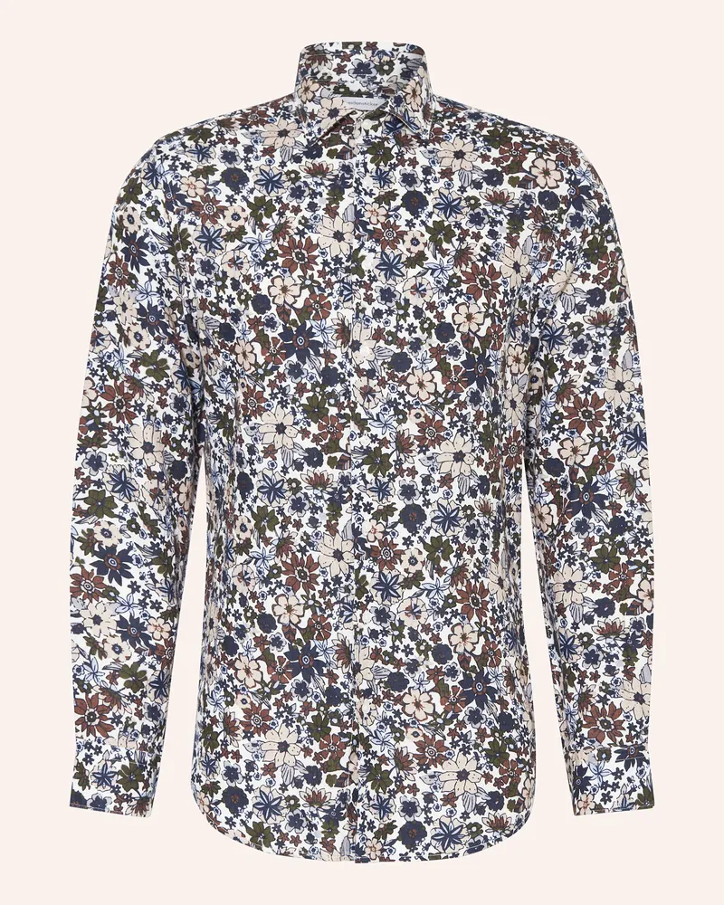 Seidensticker Leinenhemd Slim Fit Braun