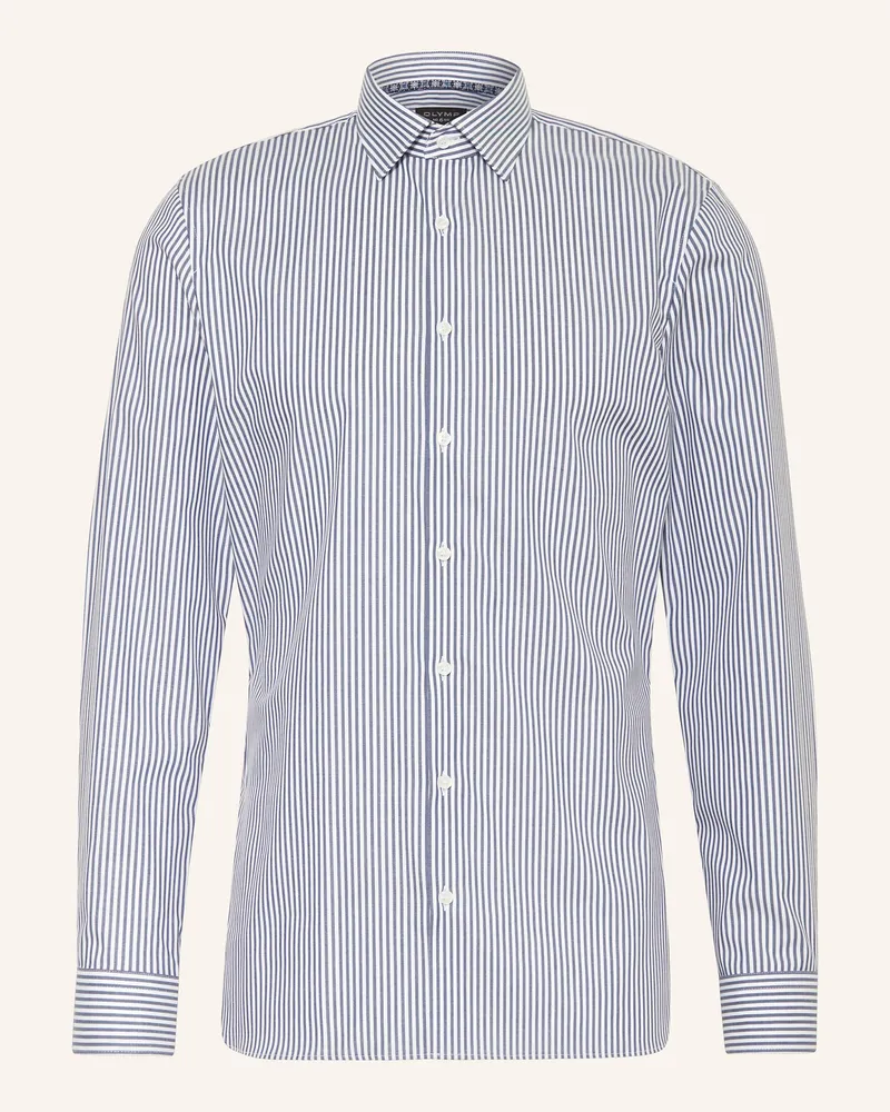 Olymp Hemd No. Six Super Slim blau Dunkelblau