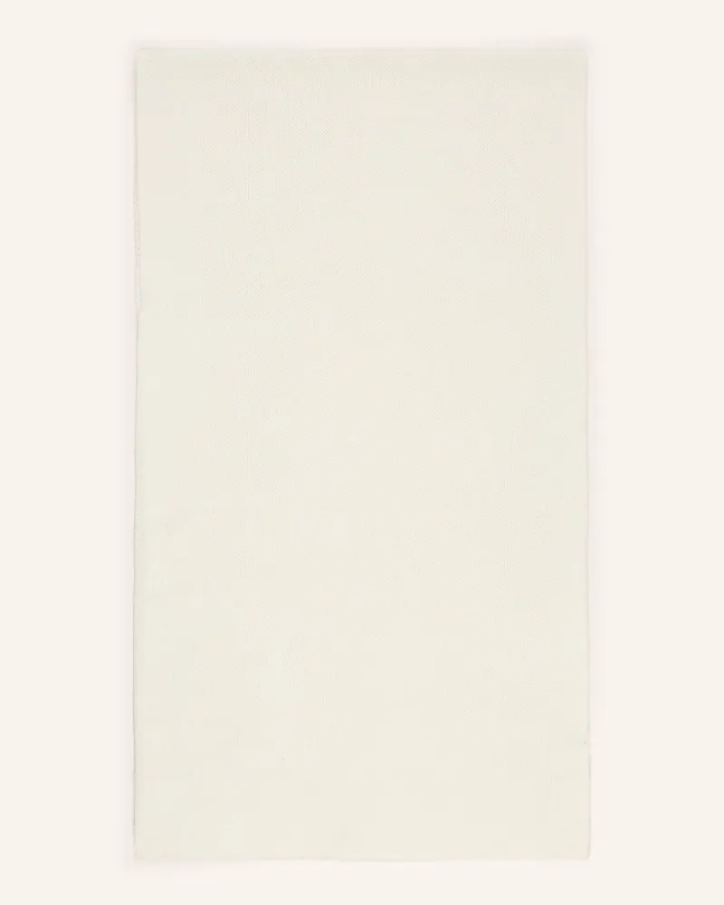 Strokesman's Cashmere-Schal weiss Creme