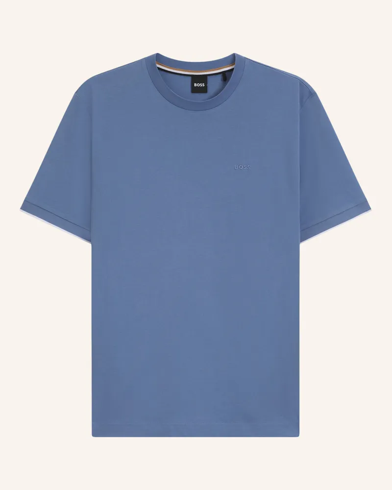 HUGO BOSS T-Shirt THOMPSON 250_IN Regular Fit Hellblau