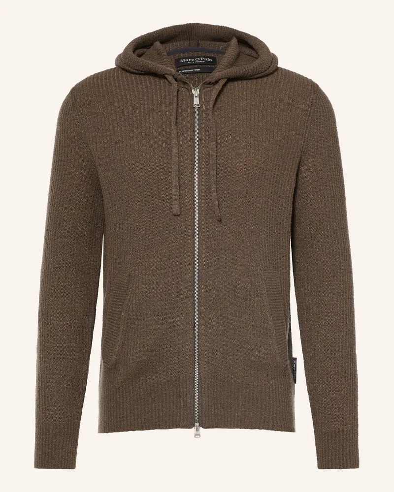 Marc O'Polo Strickjacke gruen Khaki