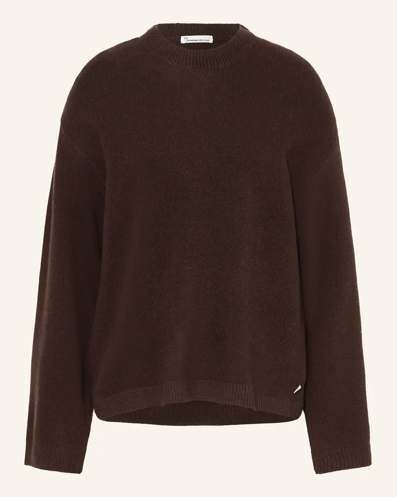 Knowledge Cotton Apparel Pullover Dunkelbraun