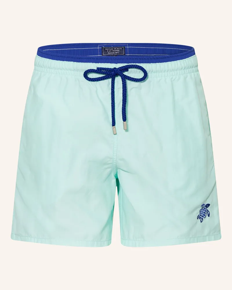 Vilebrequin Badeshorts MOOREA Hellgrün