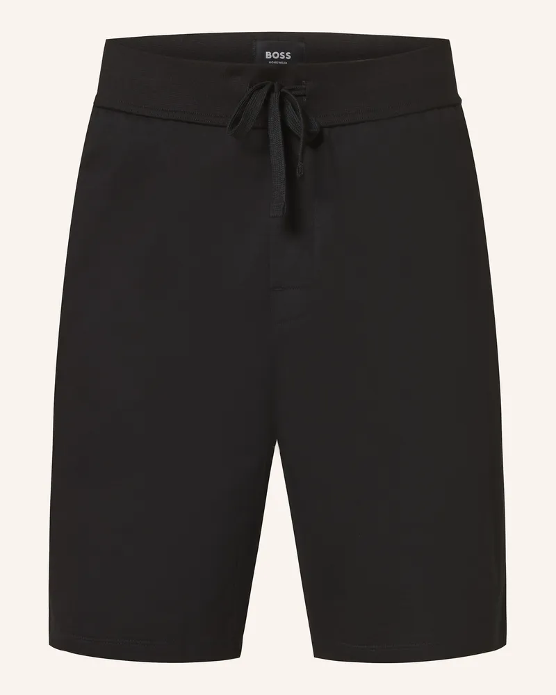 HUGO BOSS Lounge-Sweatshorts AUTHENTIC Schwarz