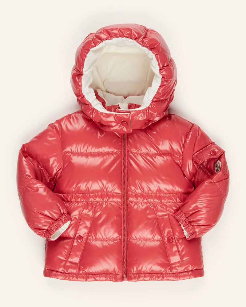 Moncler Daunenjacke MAIRE mit abnehmbarer Kapuze Rot