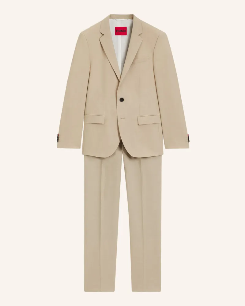 HUGO BOSS Anzug HENRY/GETLIN Slim Fit Beige