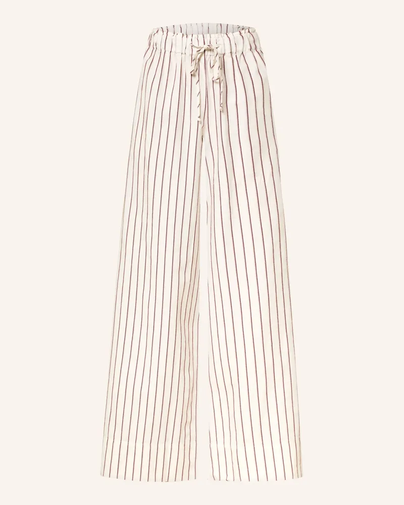 Mrs & HUGS Marlenehose weiss Offwhite