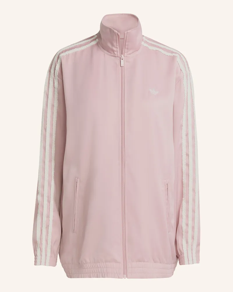 adidas ADIDAS ORIGINALS SATIN FIREBIRD TRAININGSJACKE GERAFFT 3-STREIFEN Rosa