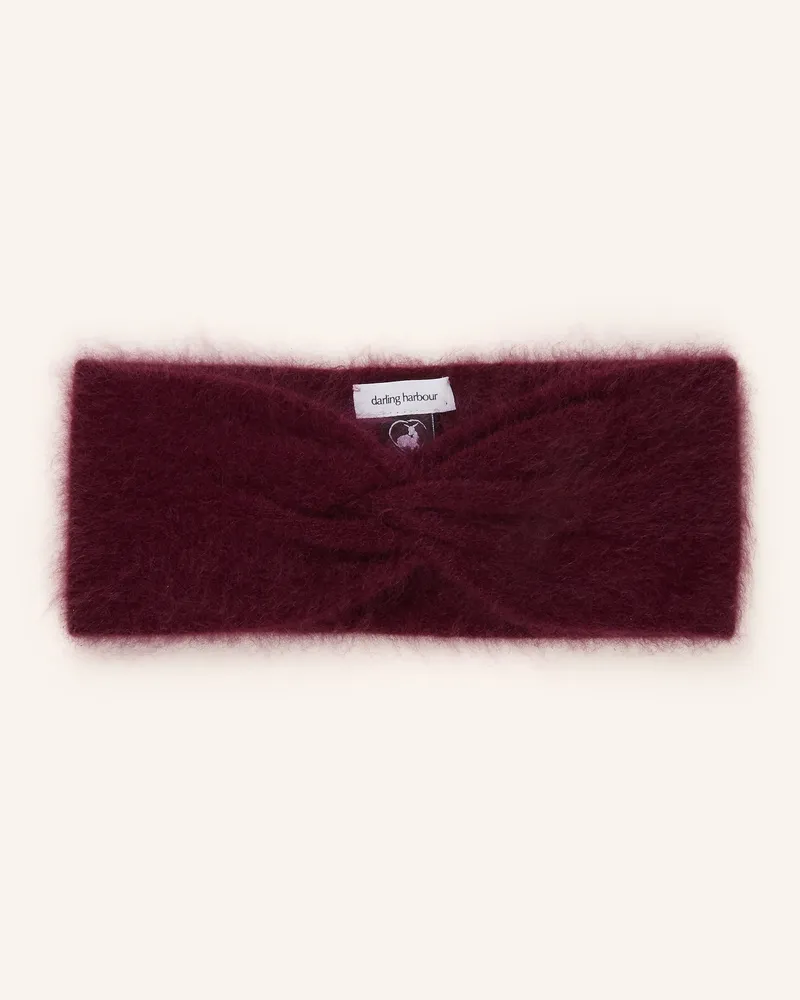 Darling Harbour Stirnband aus Cashmere Bordeaux